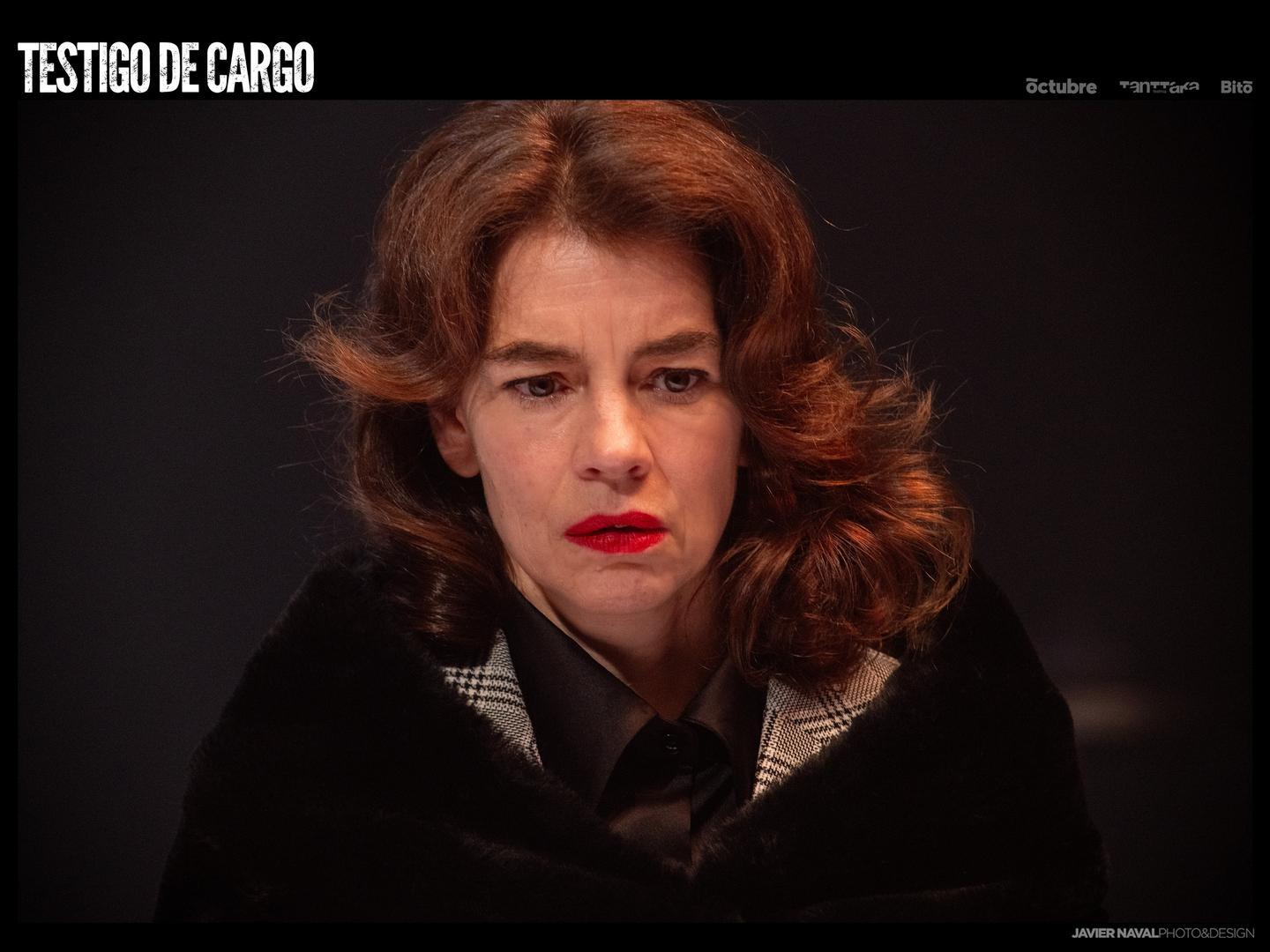 Momento concreto de 'Testigo de Cargo'. Imagen cedida por el Teatro Fernán Gómez.
