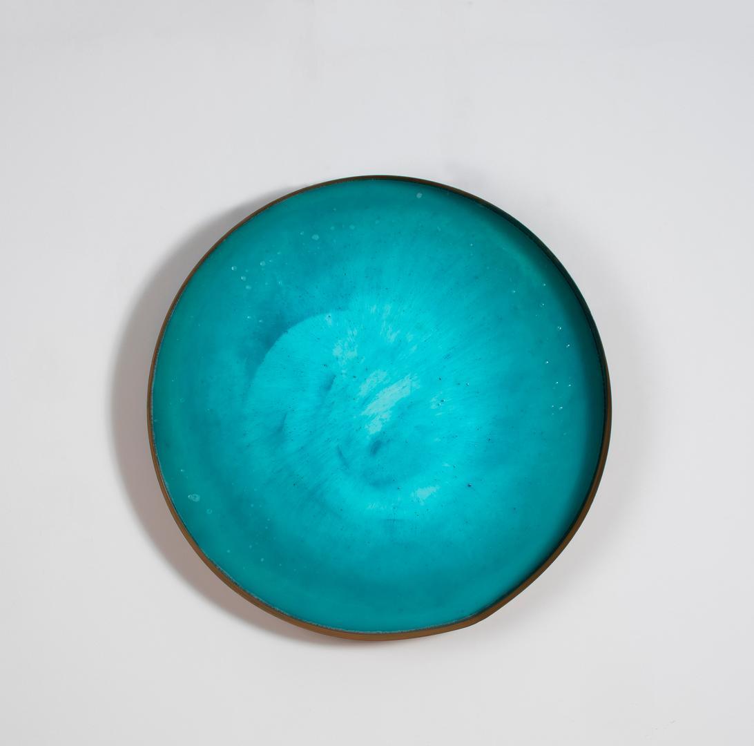 ‘Tondo azul’ realizado por Isabel de la O.