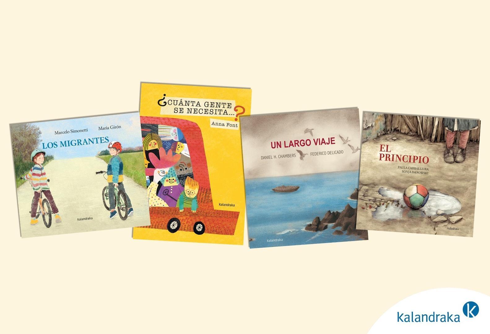 Imagen de los libros que recomienda Kalandraka.