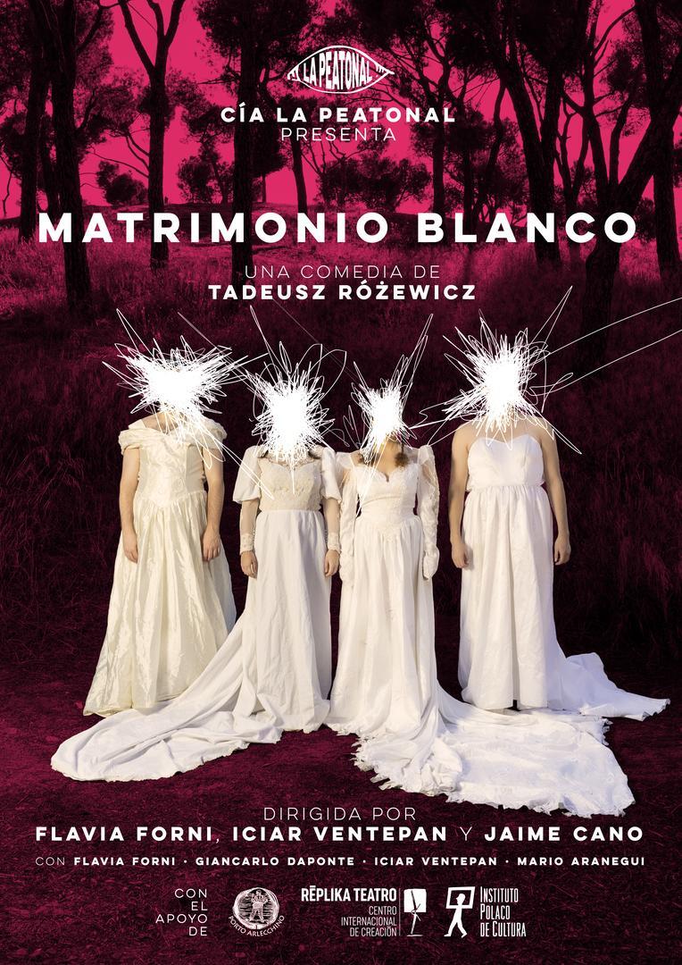 Cartel 'Matrimonio Blanco'.