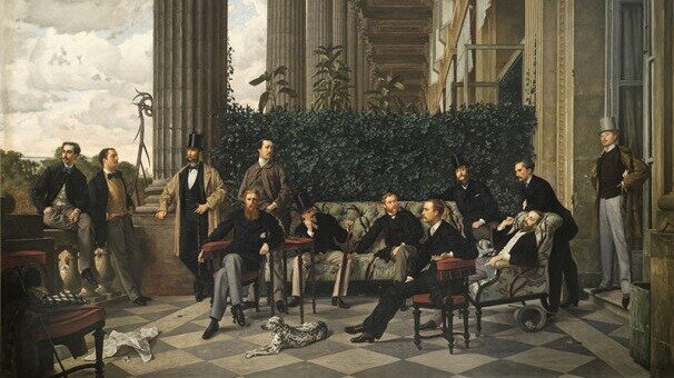 'The Circle of the Rue Royale', pintura de James Tissot.