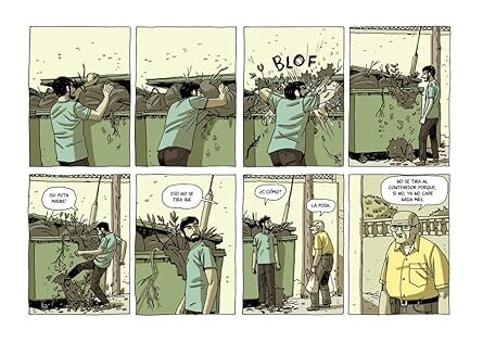 Una página del cómic 'La casa', de Paco Roca.