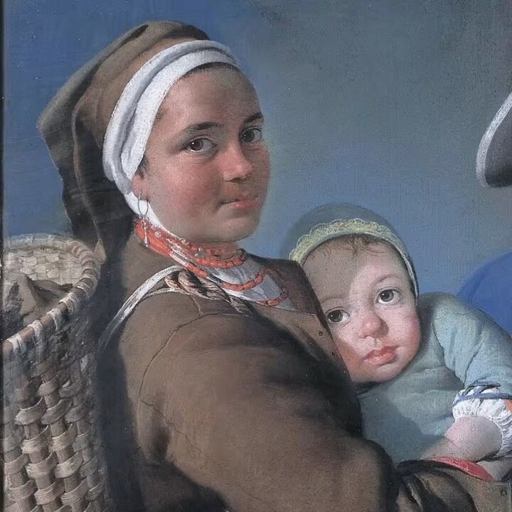 Uno de los cuadros que se puede ver en la exposición.