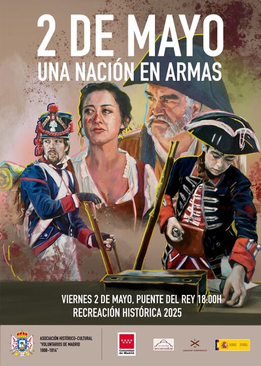 Cartel de la Recreación Histórica del 2 de mayo de Madrid.