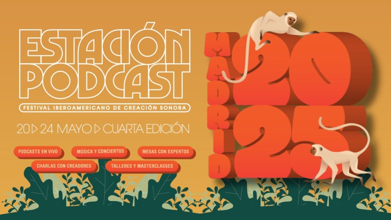 Cartel de 'Estación Podcast'.