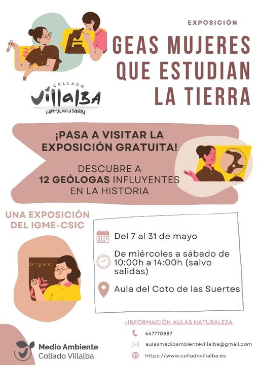 Cartel de la exposición 'GEAS'. Imagen del Ayuntamiento de Collado de Villalba.