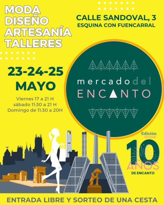 Cartel del Mercado del encanto. Imagen de las organizadoras.