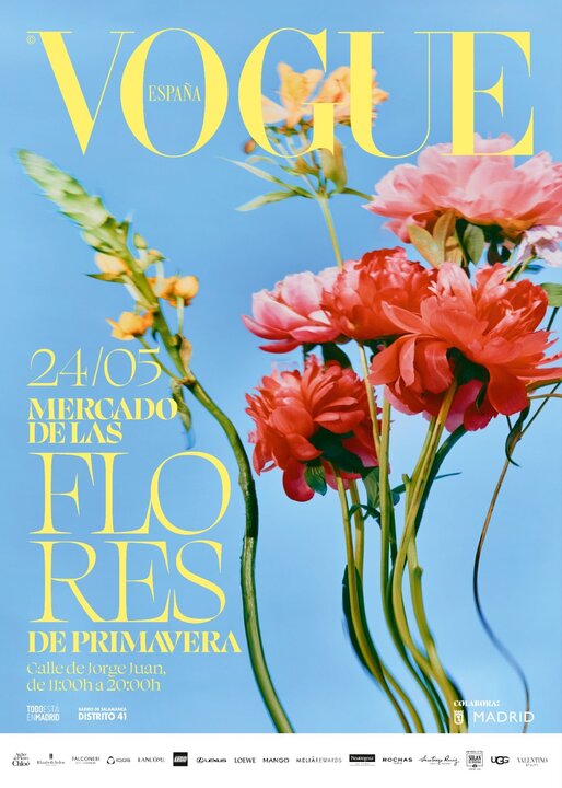 Cartel del Mercado de las flores. Imagen del Ayuntamiento.