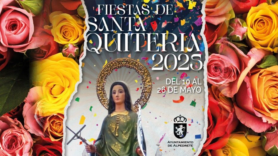 Cartel de las Fiestas de Santa Quiteria. Imagen del Ayuntamiento de Alpedrete.