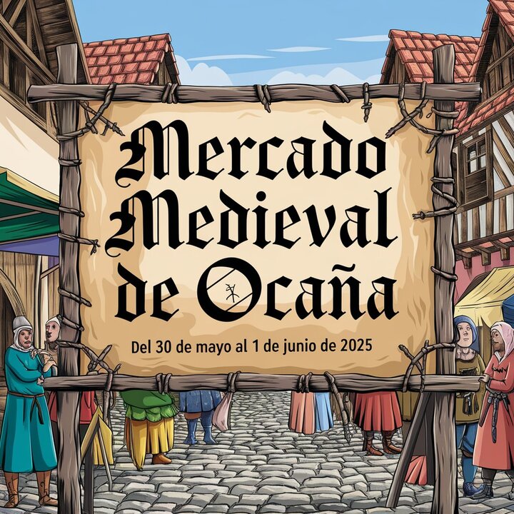Cartel del Mercado Medieval de Ocaña.