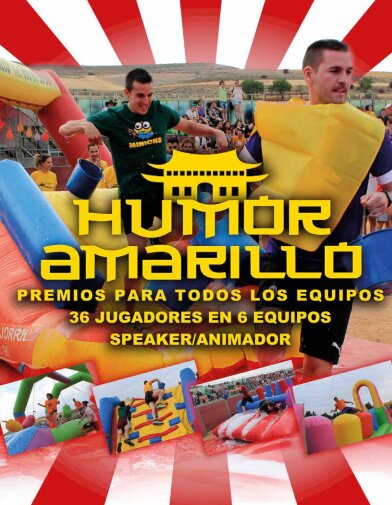Cartel de Humor amarillo. Imagen del Ayuntamiento.