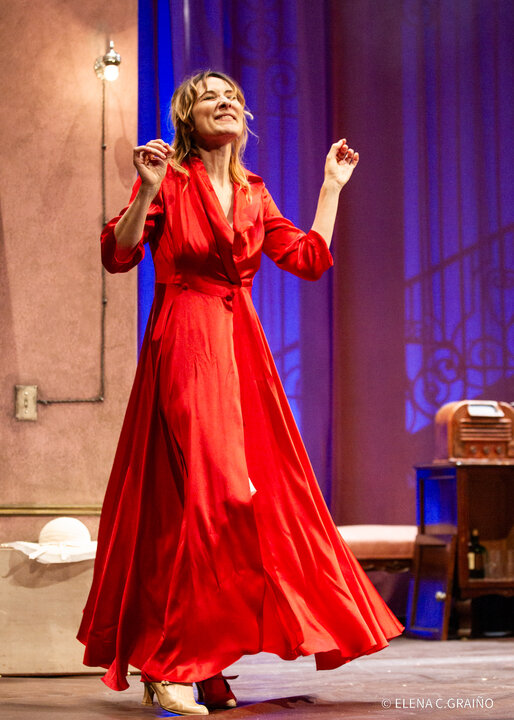Un momento de la obra. Imagen de Elena C. Graiño cedida por el Teatro Español.