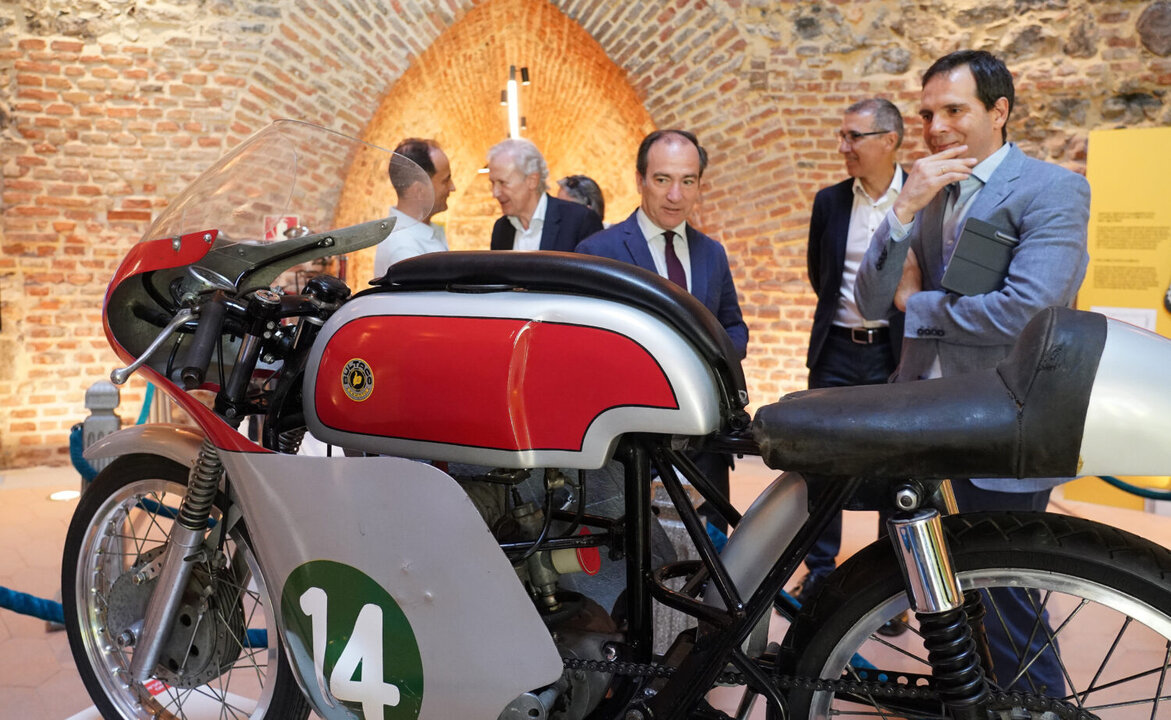 Moto Bultaco de los años 60. Imagen del Ayuntamiento.