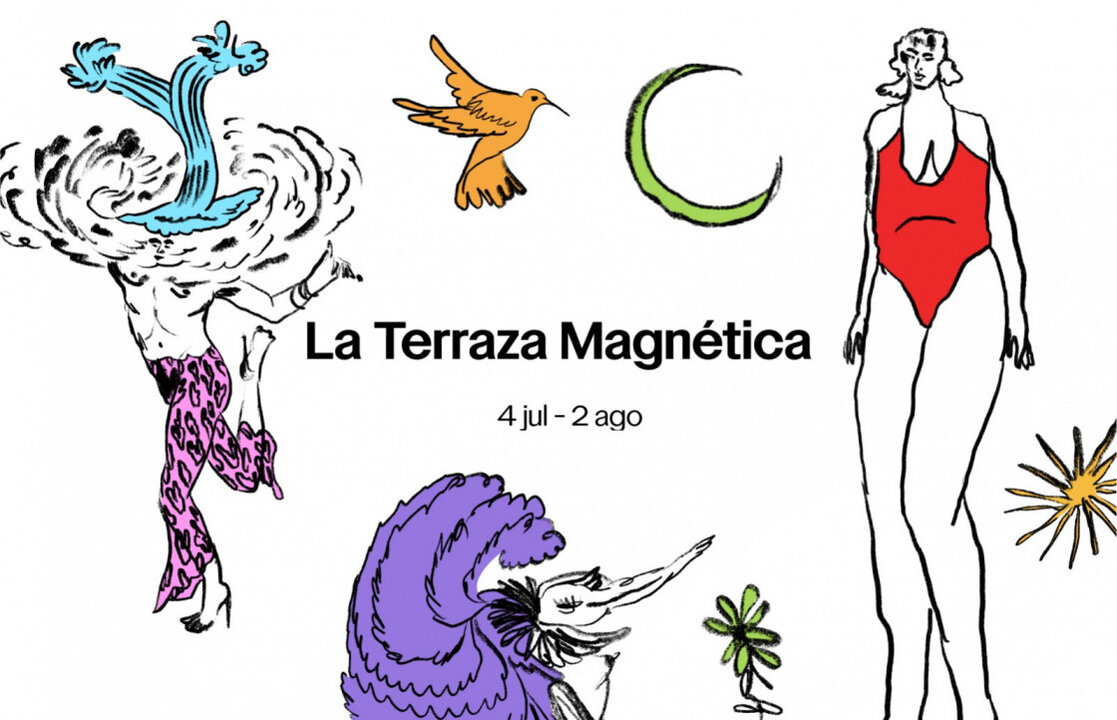 Cartel de la Terraza Magnética de la Casa Encendida.