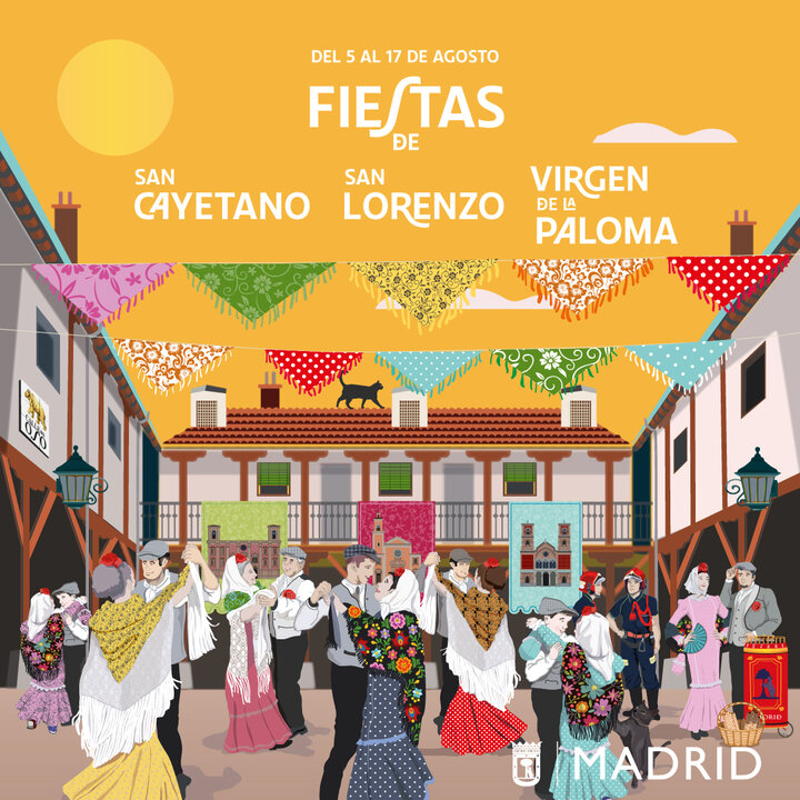 Cartel fiestas Centro 2025.