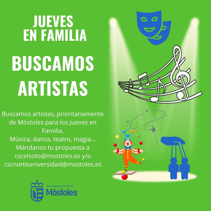 Jueves en Familia. Fuente: Ayuntamiento de Móstoles.