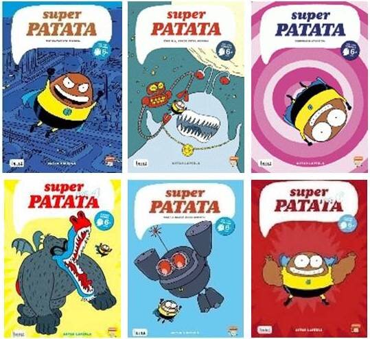 Varias portadas de Superpatata