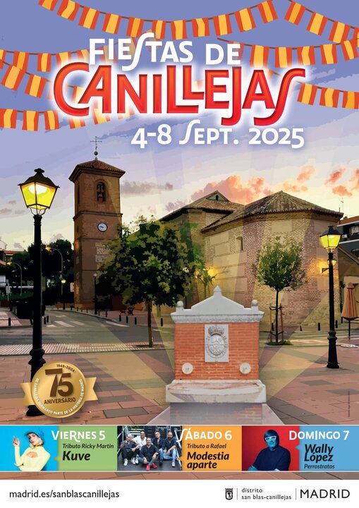 Cartel de las Fiestas de Canillejas.