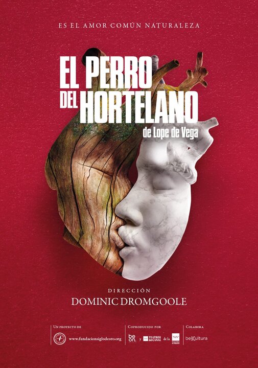 Cartel de 'El perro del hortelano'. Imagen del Corral de Cervantes.