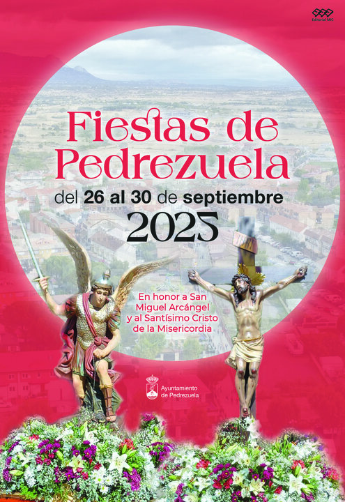Cartel de las Fiestas de Pedrezuela 2025.