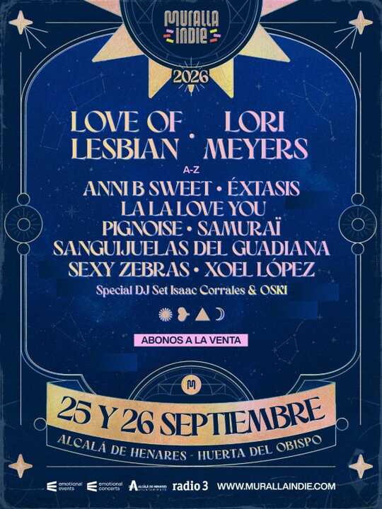 Cartel de Muralla Indie 2026.
