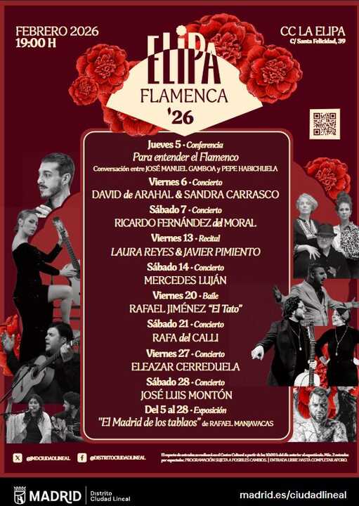 Programa de La Elipa Flamenca.