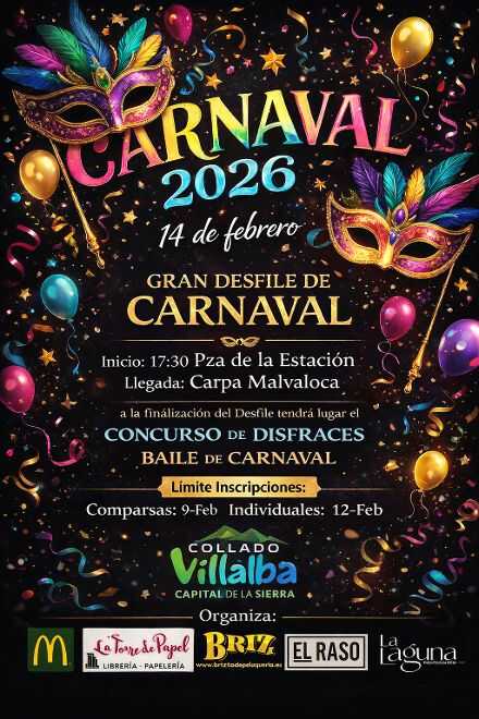 Cartel del Carnaval de Villalba.