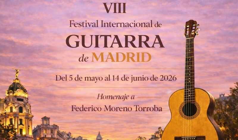 El Cartel del Festival de Guitarra de Madrid. Imagen de la organización.