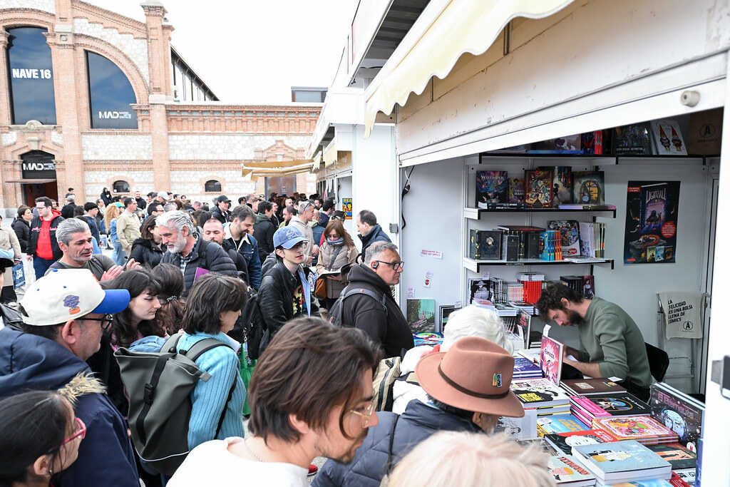 Visitantes en la segunda edición de la Feria del Cómic de Madrid. Imagen del Ayuntamiento de Madrid.
