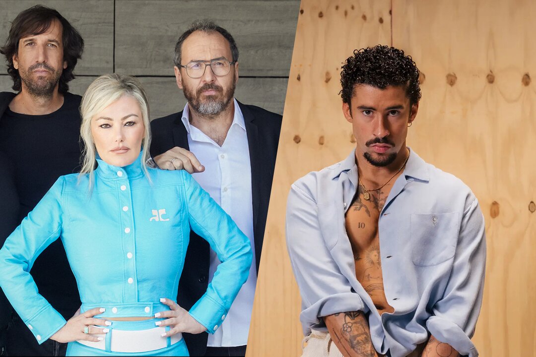 La Oreja de Van Gogh y Bad Bunny.