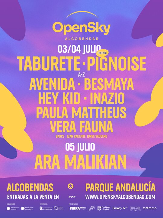 Cartel del OpenSky Alcobendas.